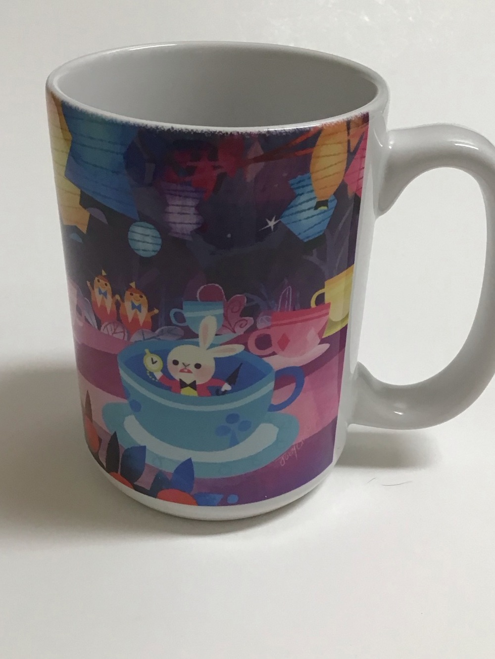 Disney Parks Alice Wonderland Mug Mad Tea Party Joey Chou WonderGround Gallery